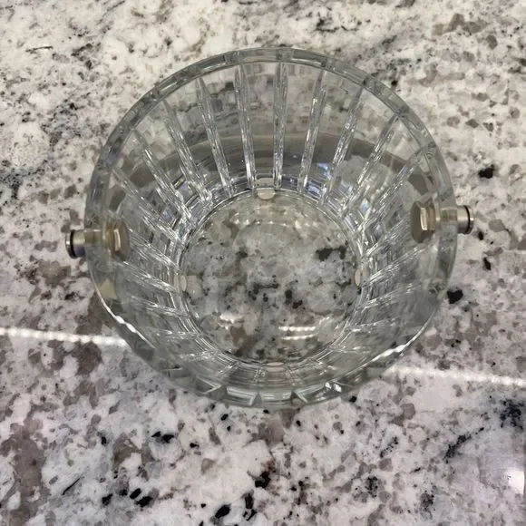Baccarat Harmonie Crystal Ice Bucket. Made in France. Hand Wash. 5”H Beautiful - Picture 12 of 14